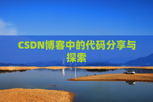 CSDN博客中的代码分享与探索